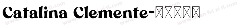 Catalina Clemente字体转换